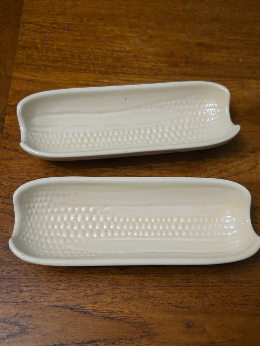 Ceramic Corn-Shaped Corn Cob Dish / Serving Tray